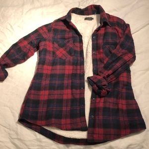Sherpa Lined Flannel Shirt